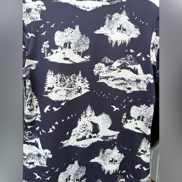 Nike Women’s Dri-FIT Navy and White Shirt Size Medium - Picture 7 of 7